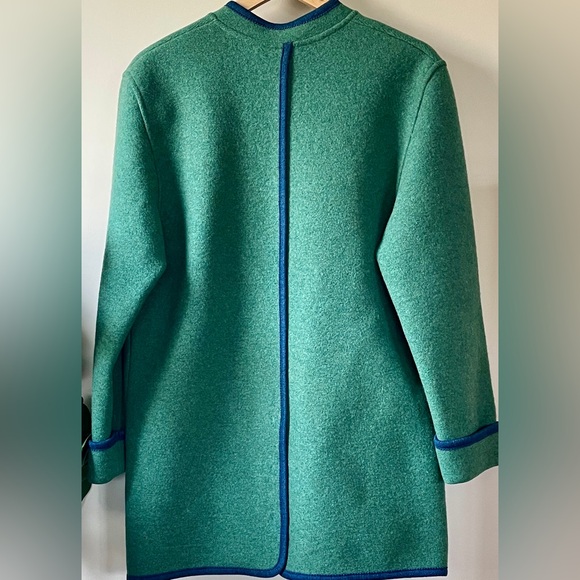 Litz-Pichler Austrian Virgin Wool Loden Coat | Trachten Boiled Wool Jacket - Picture 4 of 8